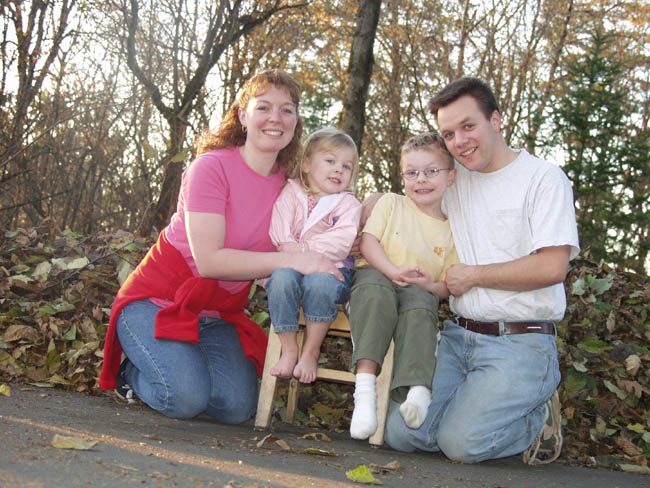 Kids after raking leaves 004