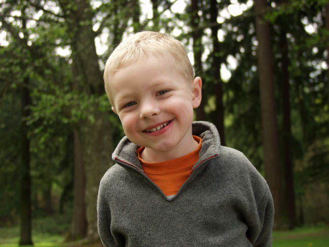 cody closeup at park