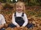 Cody and Emily in Leaves 032